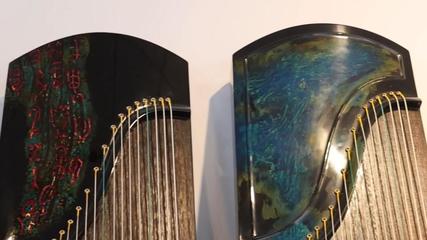 新華視點(diǎn)|一臺古箏"彈出"兩岸情緣